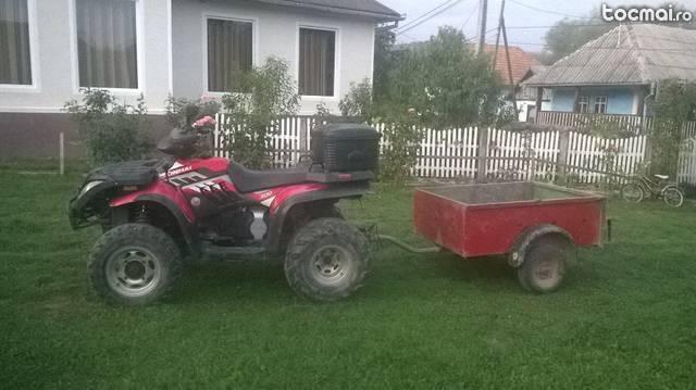 Atv Linhai 2009 + remorca