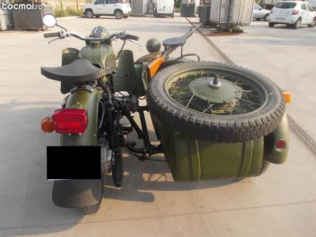 Ural Dnepr MT11 cu atas, 1992, Army style