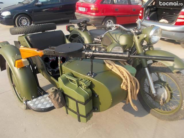 Ural Dnepr MT11 cu atas, 1992, Army style