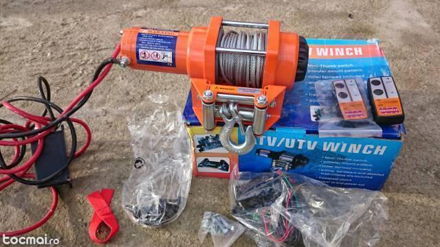 troliu/ capestan pentru atv 3000 lbs