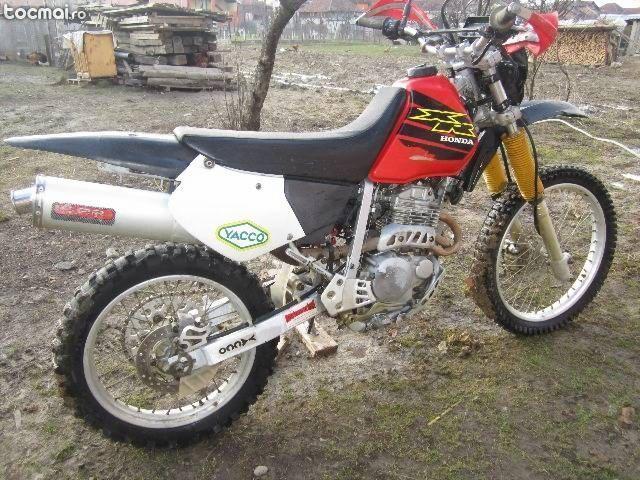 Honda xr 250r 2002 pornire la buton.