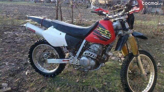 Honda xr 250r 2002 pornire la buton.