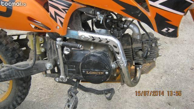 2 motociclete enduro/ cross loncin 125(pachet sau separat)